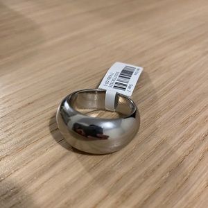 NWT Banana Republic Minimalist Silver Ring - size 7